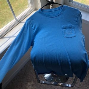 Light Blue Vineyard Vines Long Sleeve Tee